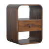 Chestnut Curved Edge nightstand