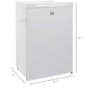 Upright Freezer, 3 Cu Ft Small Freezer with Reversible Single Door, Adjustable Thermostat for Home, Apartment, White
