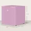 1.1 Cu.Ft Countertop Mini Freezer, Compact Upright Freezer with Removable Shelves, Pink