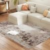 Machine Washable Area Rug 5x7, Non-Slip Traditional Floor Carpet For Living Room, Bedroom, Light Mixed-Brown