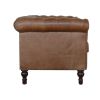 Buffalo Leather Chesterfield