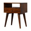 Modern Chestnut Solid Wood nightstand