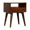 Modern Chestnut Solid Wood nightstand