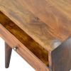 Modern Chestnut Solid Wood nightstand