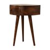 Chestnut Semi Circle nightstand