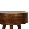 Chestnut Semi Circle nightstand