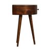 Chestnut Semi Circle nightstand