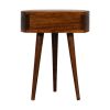 Chestnut Semi Circle nightstand