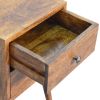 Mini 2 Drawer Chestnut nightstand
