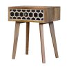Bone Inlay Tapered nightstand