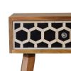 Bone Inlay Tapered nightstand