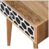 Bone Inlay Tapered nightstand