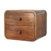 Floating Mini Chestnut nightstand