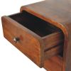 Floating Mini Chestnut nightstand