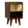 Mini Manila Gold 1 Drawer nightstand