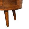 Mini Chestnut Rounded Coffee Table