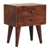 Mini Chestnut Modern nightstand