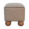Serenity Footstool with Ball Feet