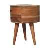 Odyssey Oak-ish Tripod nightstand