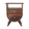 Split Chestnut nightstand