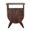 Split Chestnut nightstand