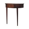 Backless Mounted Chestnut Console