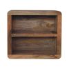 Soba Double Shelf Wall Mounted Bedside