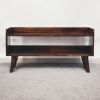 California Walnut Nordic Storage Bench