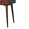 California Walnut Hallway 2 Drawer Console Table