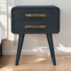 Midnight Teal Bedside Table