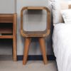 Extra Mini Minimalist Open Curved Oak-ish Bedside