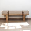 Belmont Cream Boucle Bench