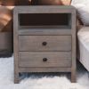 Acid Wash 2 Drawer Open Bedside