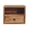 Solis 1-Drawer Oak-ish Wall Mounted Nightstand