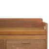 Oxford Oak-ish 2 Drawer Storage Bench