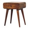 Avora Chestnut Nightstand with 1 drawer