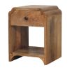 Avora Mini Chestnut Nightstand with 1 drawer