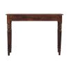 Turned Legs 3 Drawer Chestnut Console