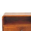 Avora Wall-Mounted Chestnut Nightstand