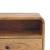 Avora Wall-Mounted Oak-ish Nightstand
