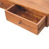 Lunar 2 Drawer Chestnut Wall Mounted Console
