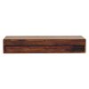 Lunar 2 Drawer Chestnut Wall Mounted Console
