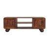 Larissa 4 Drawer Chestnut Media Unit