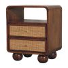 Larissa 2 Drawer Chestnut Nightstand