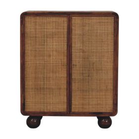 Larissa 2 Door Chestnut Cabinet