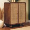 Larissa 2 Door Chestnut Cabinet