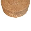 Regency Round Woven Coffee Table with Ball Feet