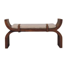 Stirrup Curve Bench