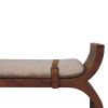 Stirrup Curve Bench
