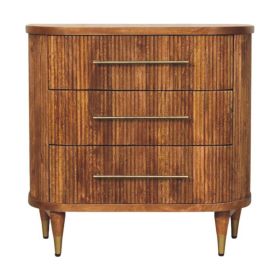 Emerson Ribbed 3-Drawer Chest